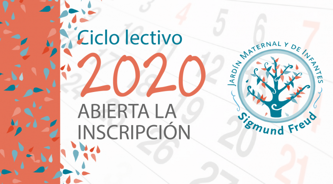 Inscripcion ciclo 2020 Jardin Mar del plat